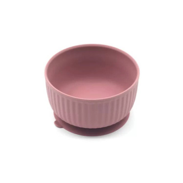 Silicone Non-slip Small Pet Bowl Soft Pink