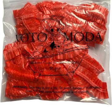 Kotomoda Shower Caps for Sphynx Cats and small pets 20pcs (Red) 