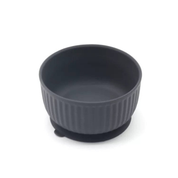 Silicone Non-slip Small Pet Bowl Dark Grey